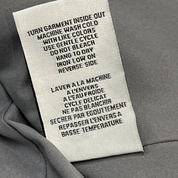 Oat Blazer Womens L‎ Blue Linen Woven Striped One Button Lined Nautical Preppy - Picture 11 of 11